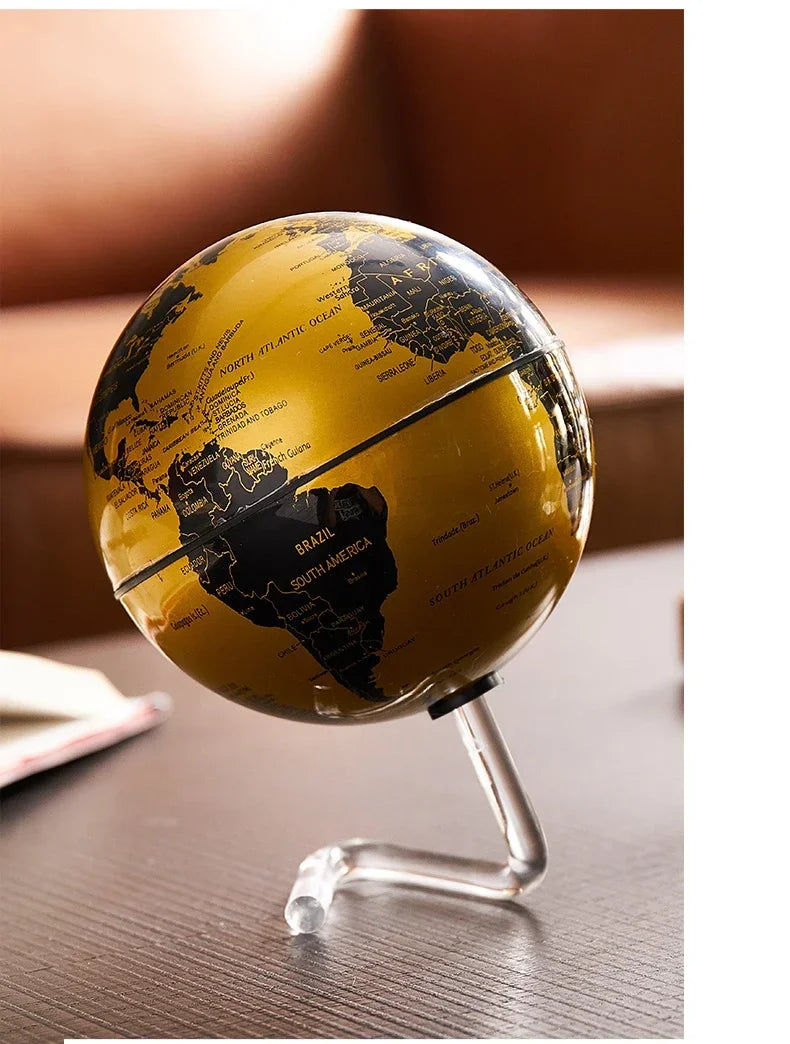 Creative Rotating Metal Globe