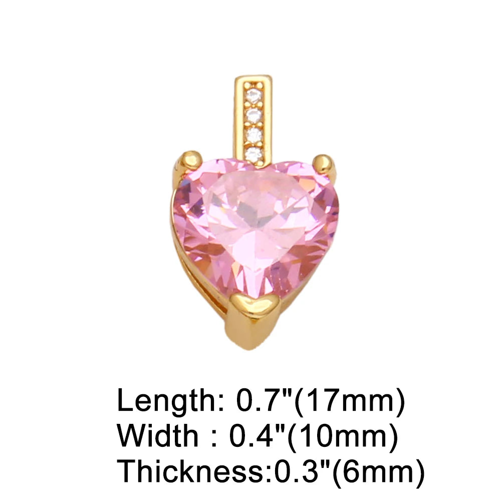 Trendy Crystal Heart Pendant