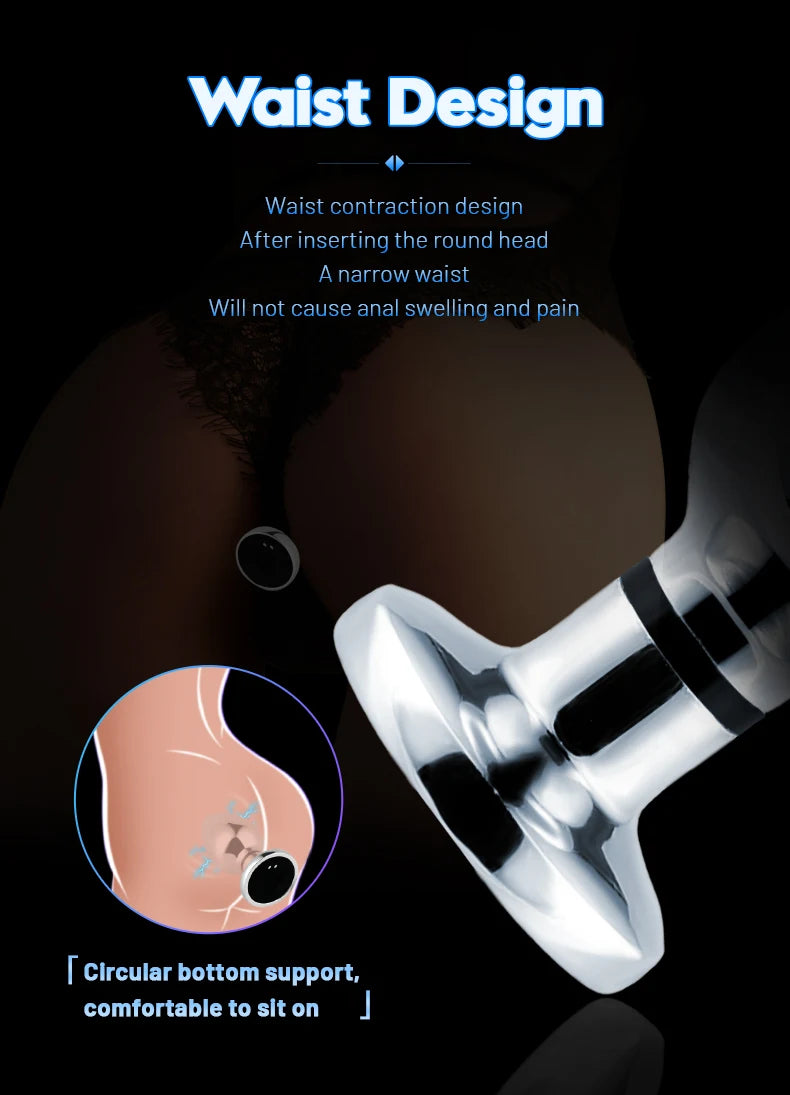 VoltPlug – Remote Electro-Stim Anal & Prostate Vibrator Unisex Pleasure Tool Adult Supplies Anal Masturbate Sex Toys