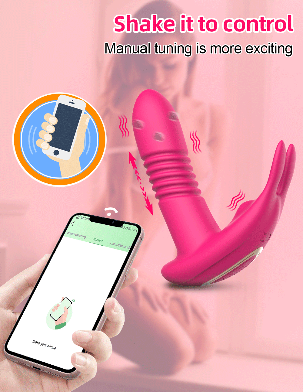 LushVibe – App-Controlled Wearable Vibrator for Clitoral & Vaginal Pleasure