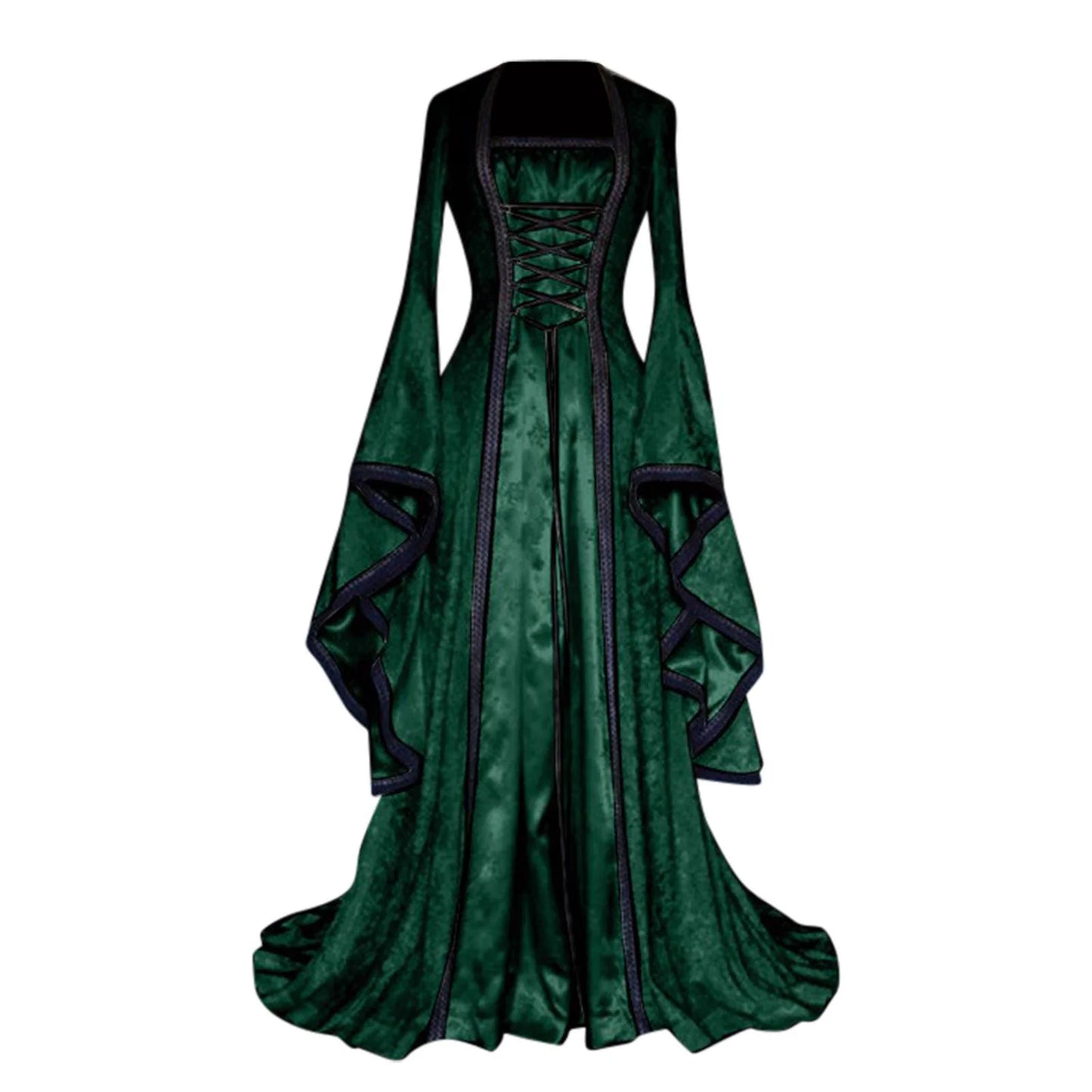 Medieval Gothic Dress Roleplay Cosplay Uniform Carnival Halloween Costume Female Retro Court Robe Noble Princess Dress Sexy Lady