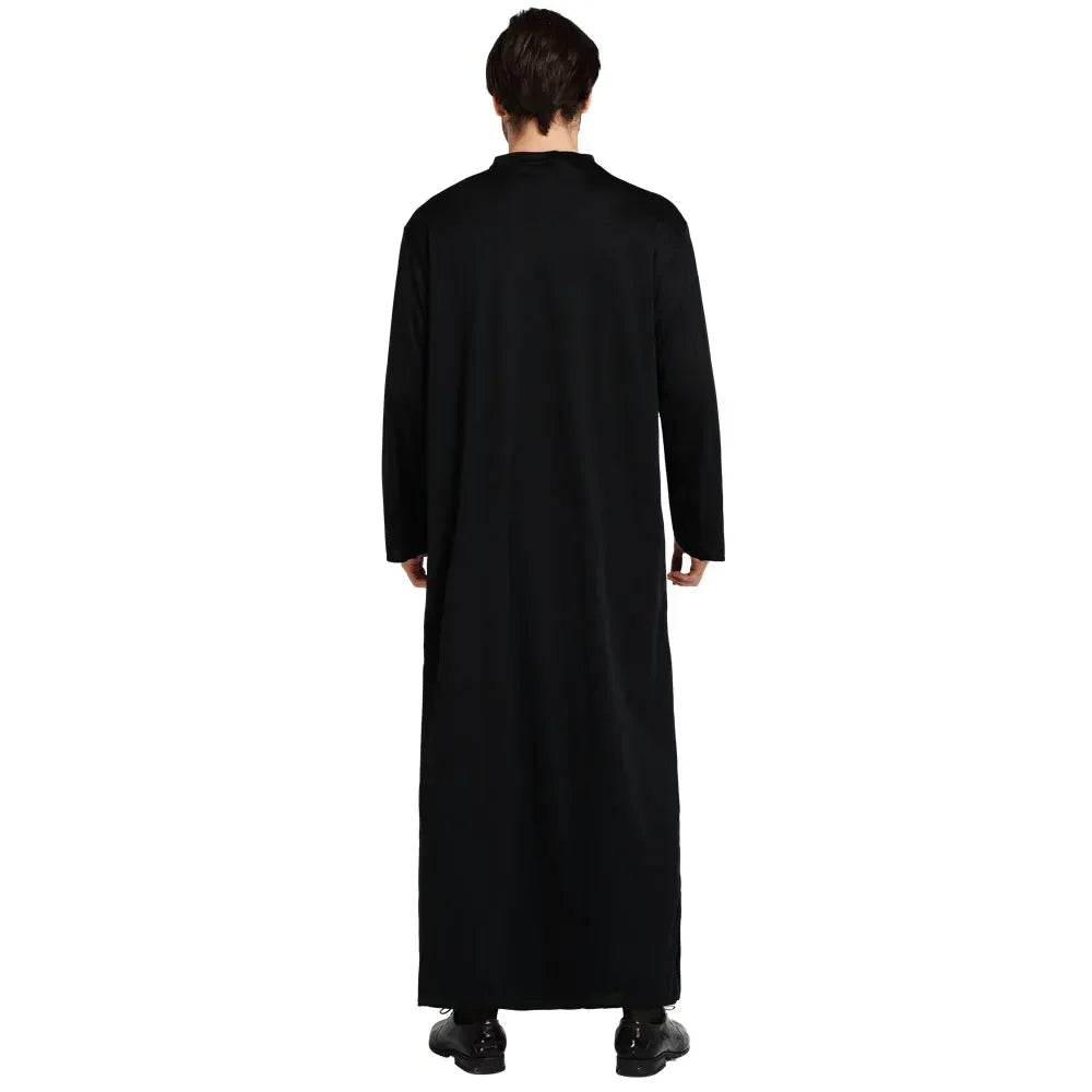 Umorden Adult Priest Costume for Men – Clergyman Outfit with Cross for Religious Men's Roleplay