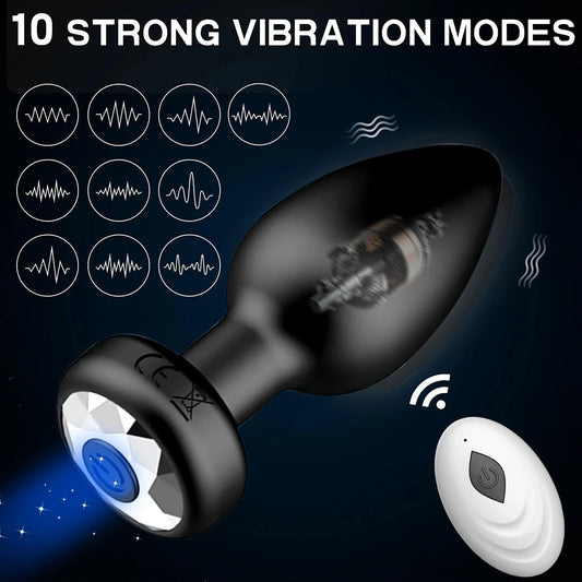 VibeMini – Remote-Controlled Vibrating Anal Plug for Men & Women