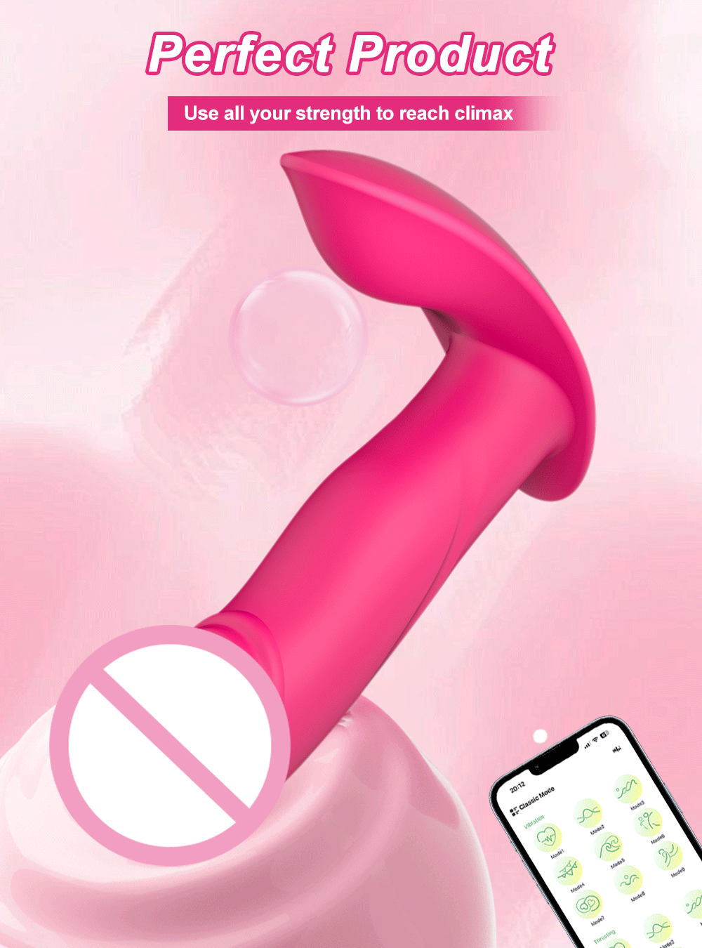 LushVibe – App-Controlled Wearable Vibrator for Clitoral & Vaginal Pleasure