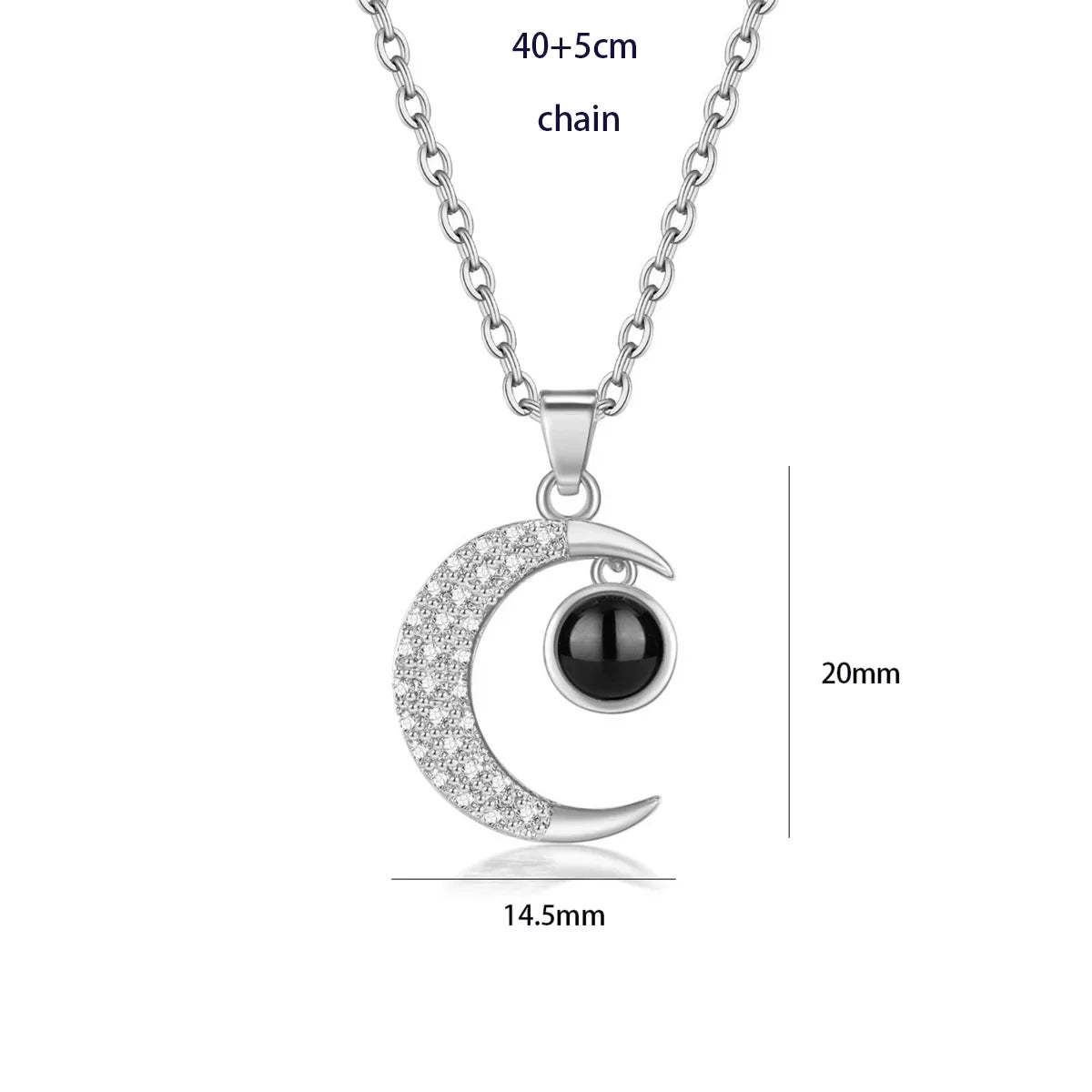 “I Love You in 100 Languages” Heart Pendant Necklace