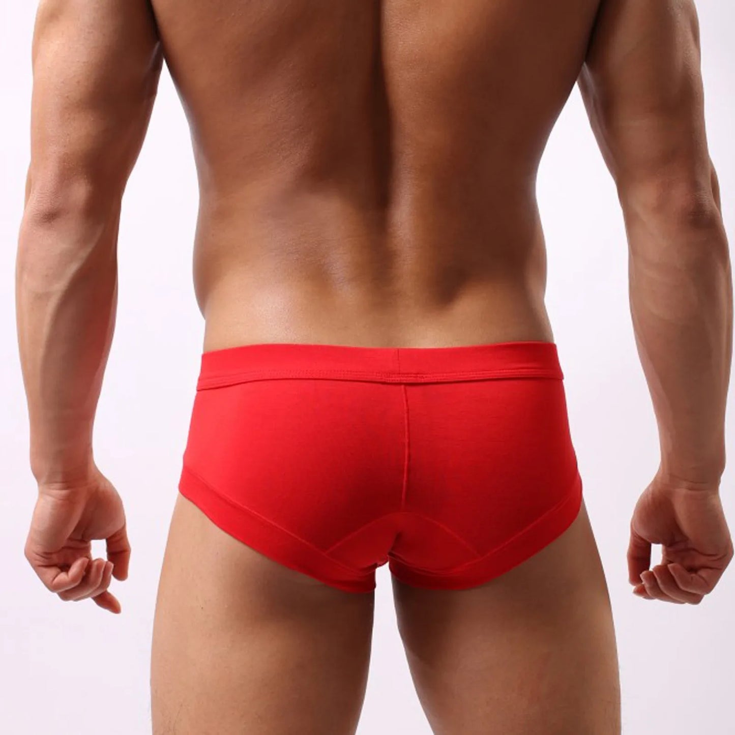 Men’s Sexy Modal Briefs – Low Rise, Breathable Underwear with U-Convex Pouch