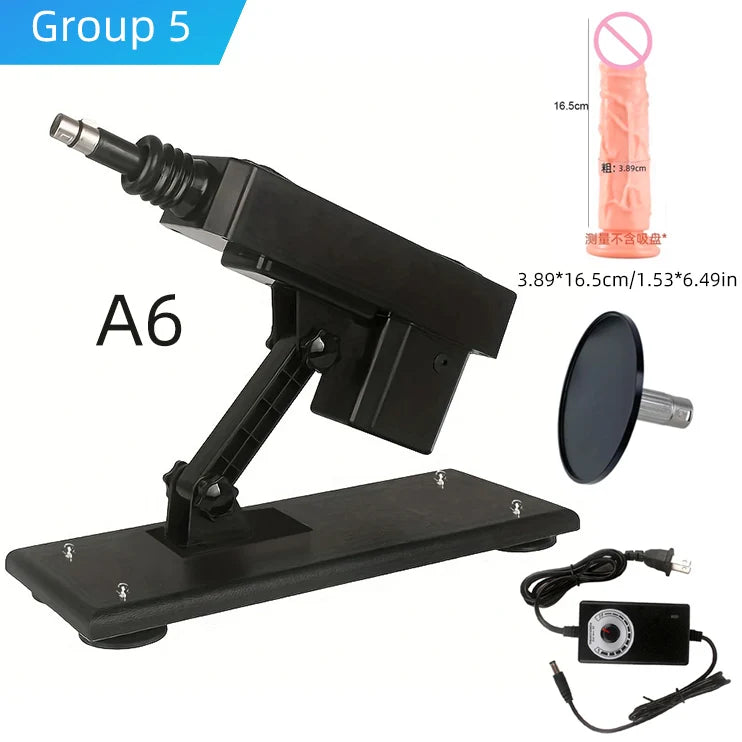 ThrustMaster Love Machine – Powerful Linear Thrusting Device with Realistic Dildo Deep Strokes. Endless Power. Pure Satisfaction.