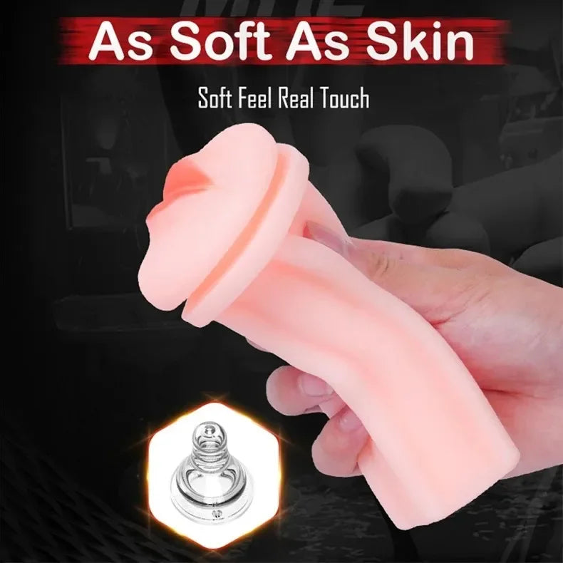 Dual Sensation Masturbator with Travel Case