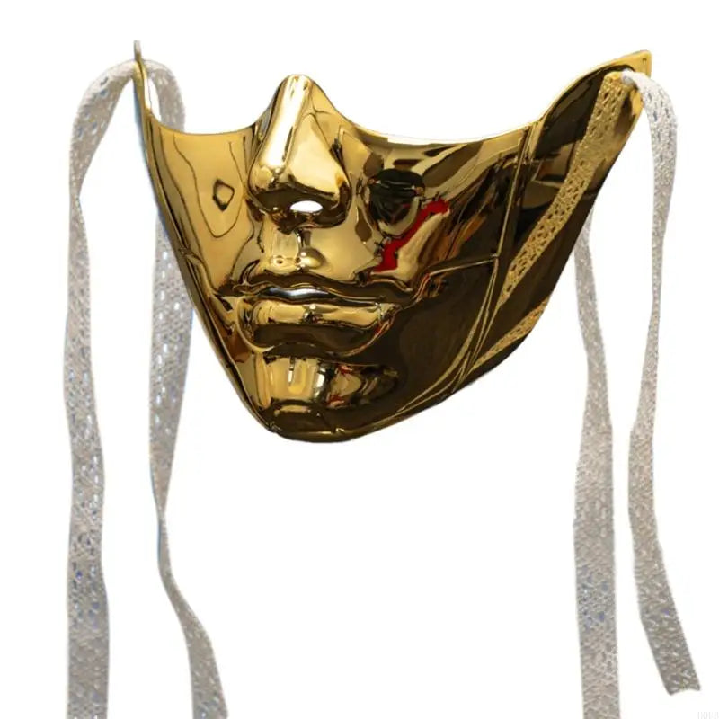Mechanical Beauty Masquerade Mask – Aesthetic Half-Face Mask for Halloween, Cosplay & Parties