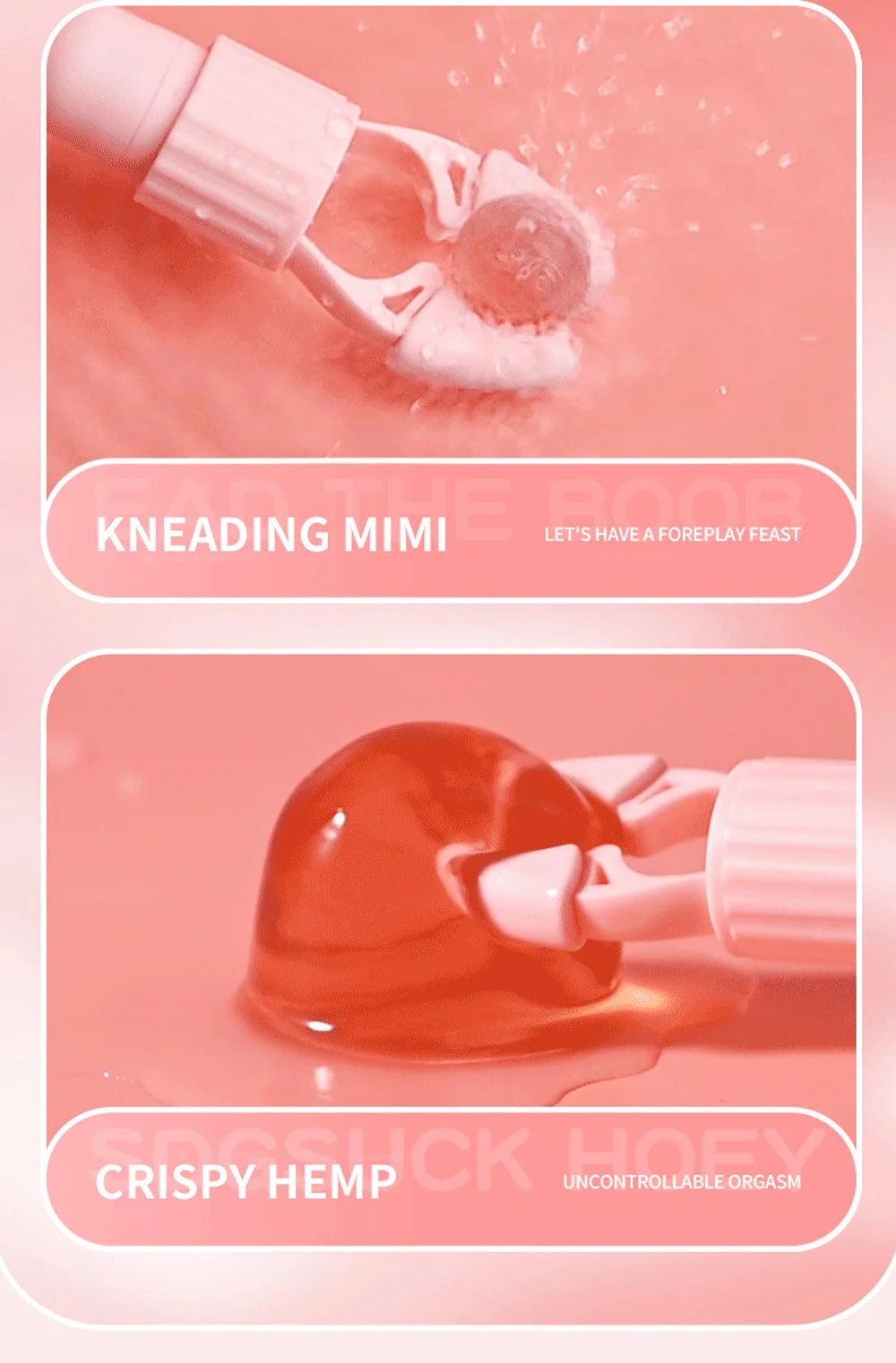 Sucking & Vibrating Nipple Clamp – Tongue Licking Massager for Breast, Clitoris & Labia Stimulation