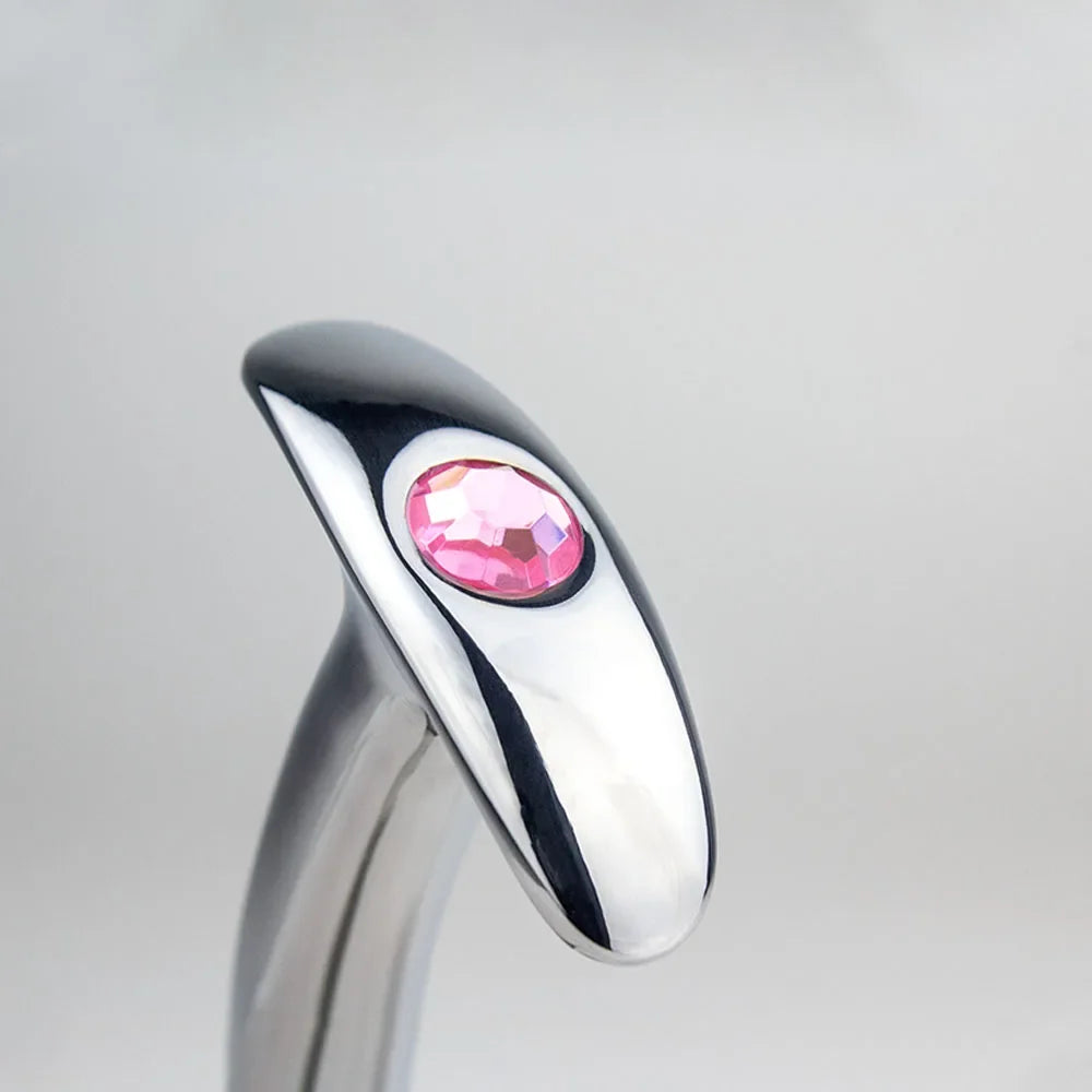 TitanGem – Stainless Steel Anal Plug with Crystal Base