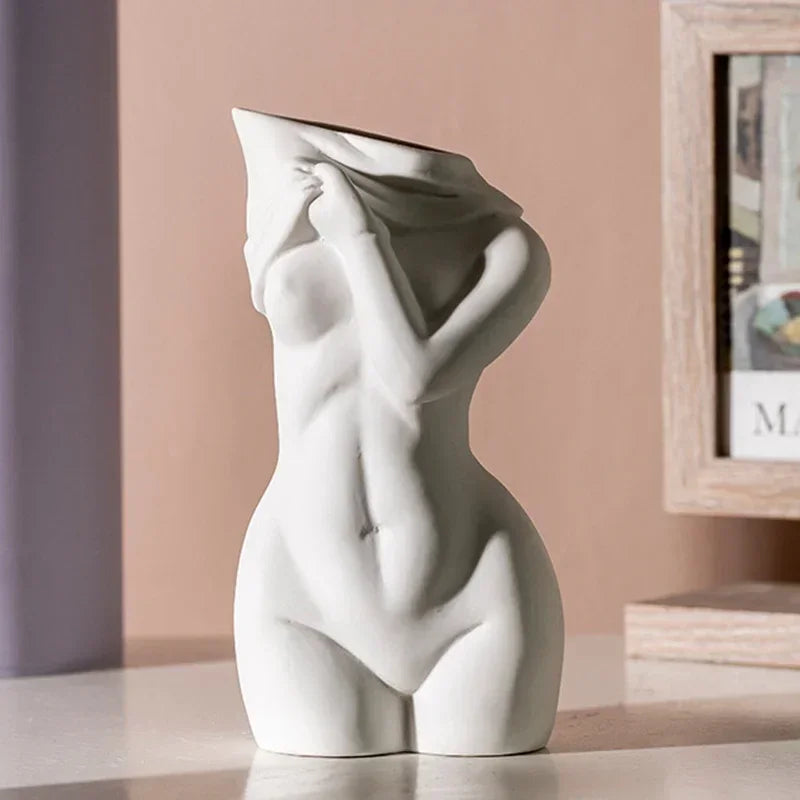 Modern Feminine Body Vase – Chic Decor for Boho & Contemporary Spaces