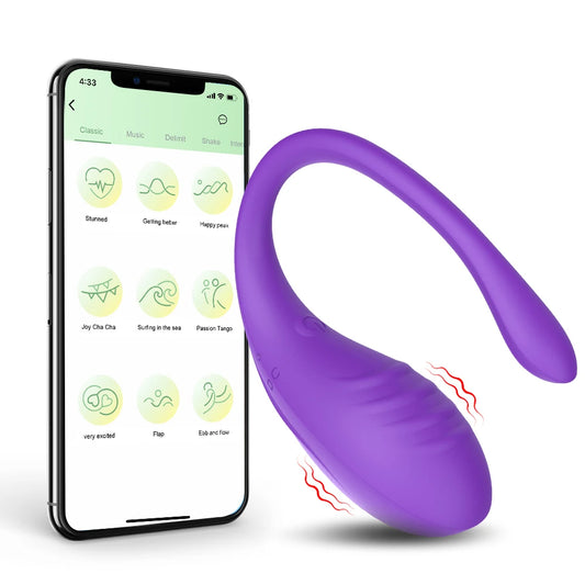 PulsePlay App-Controlled G-Spot & Clitoral Vibrator – Remote Pleasure for Couples