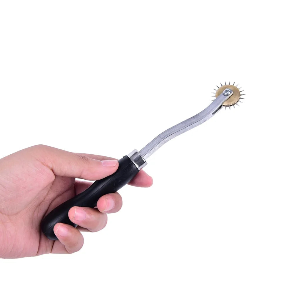 Stainless Steel Wartenberg Wheel – BDSM Sensory Gear for Slave Play, Fetish Roleplay & Erotic Stimulation