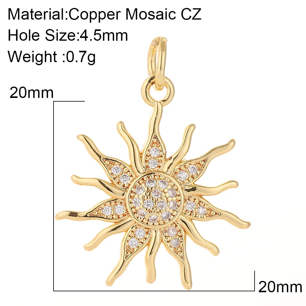 Heart Eye Star Charm Pendant