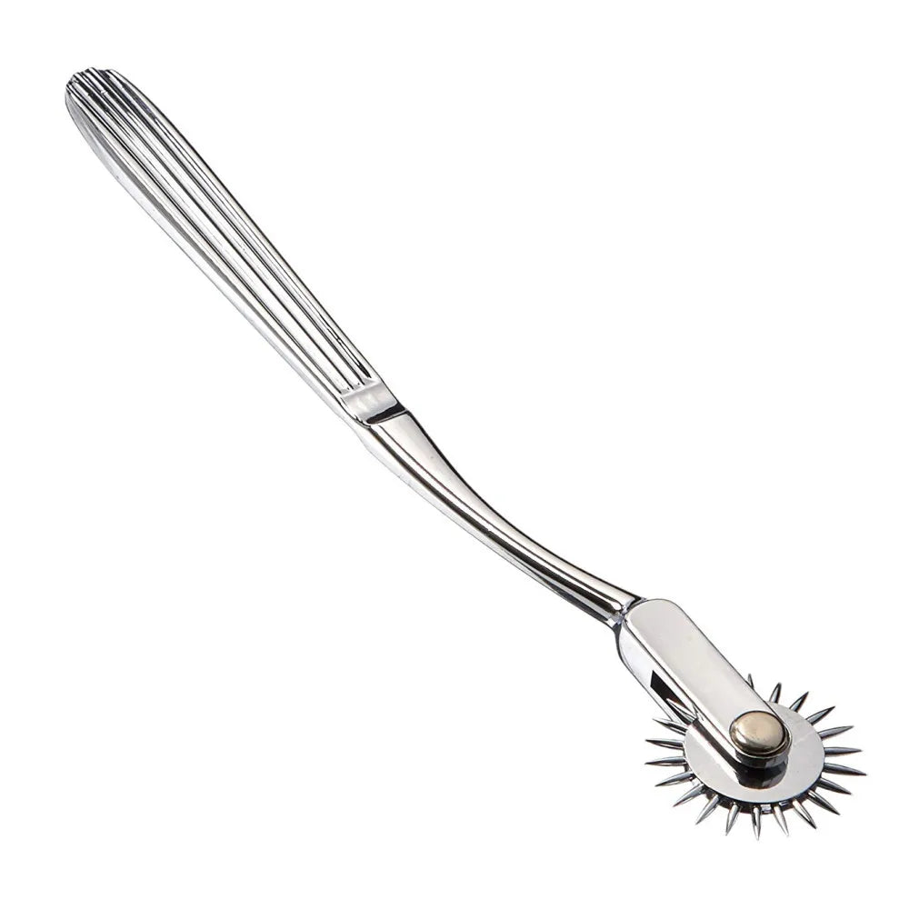 Stainless Steel Wartenberg Wheel – BDSM Sensory Gear for Slave Play, Fetish Roleplay & Erotic Stimulation