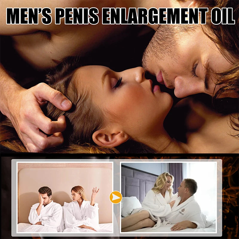 Men’s Performance Massage Oil – External Application Formula for Vitality, Confidence & Endurance