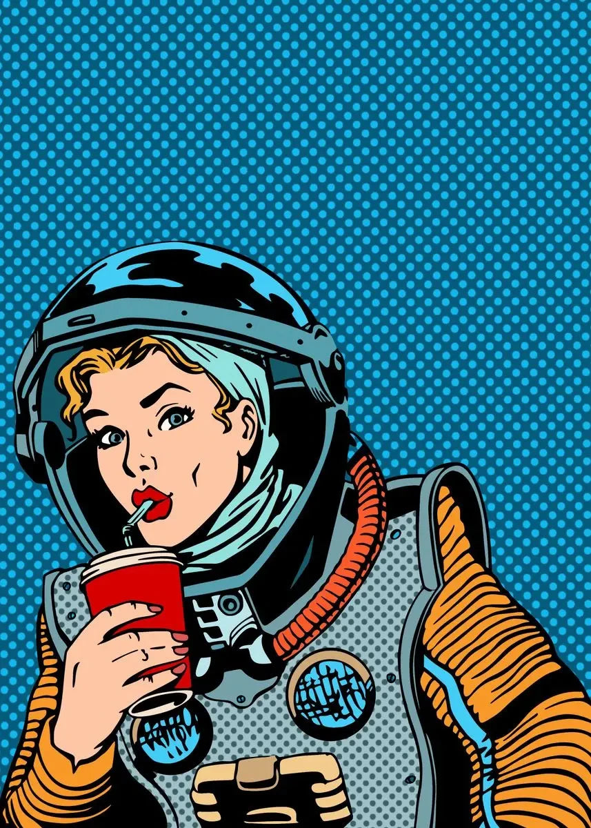 Fiery Femmes – Abstract Pop Art Canvas