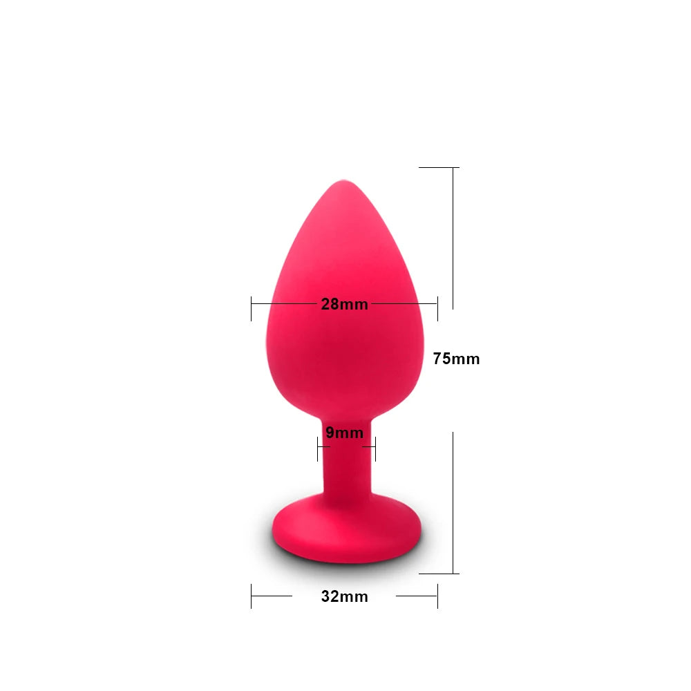 PulsePlug Silicone Anal Vibrator Set – Unisex Bullet-Style Butt Plugs