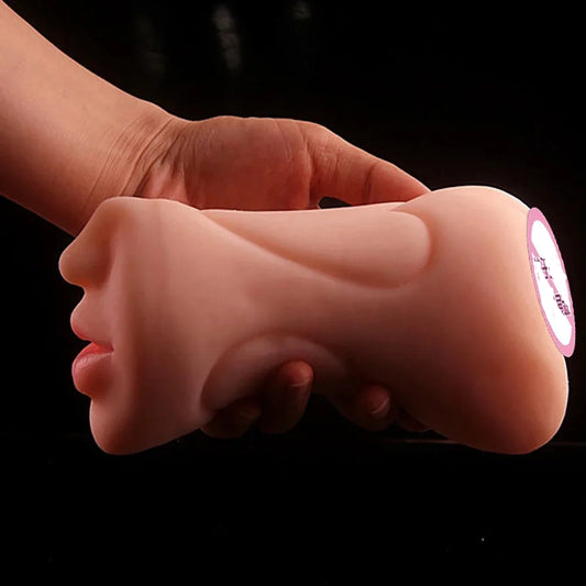 2-in-1 Male Masturbator – Realistic Oral & Anal Stroker Toy for Men