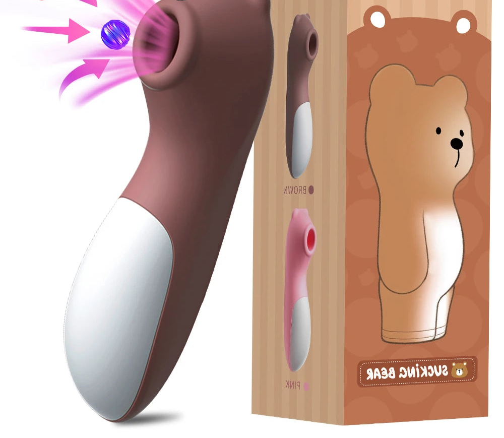 Teddy Bear Clitoral Sucker – Intense Oral Vibration & Nipple Stimulator