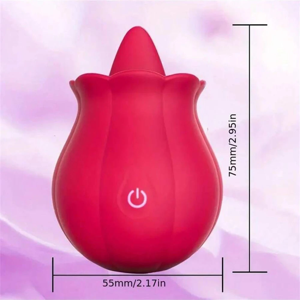 Powerful Swing Tongue Licking Vibrator – Clitoral, Nipple & Oral Simulation Massager for Women