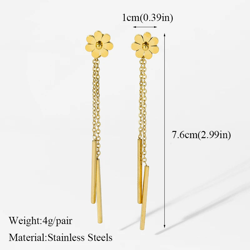 Golden Heart Waterproof Jewellery Set