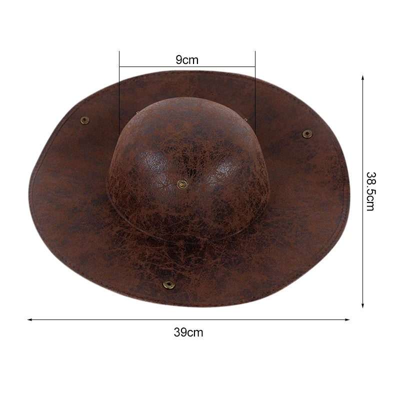 Naughty Pirate Captain Hat – Sexy Brown Tricorn for Adult Masquerade, Fantasy Play & Halloween Mischief