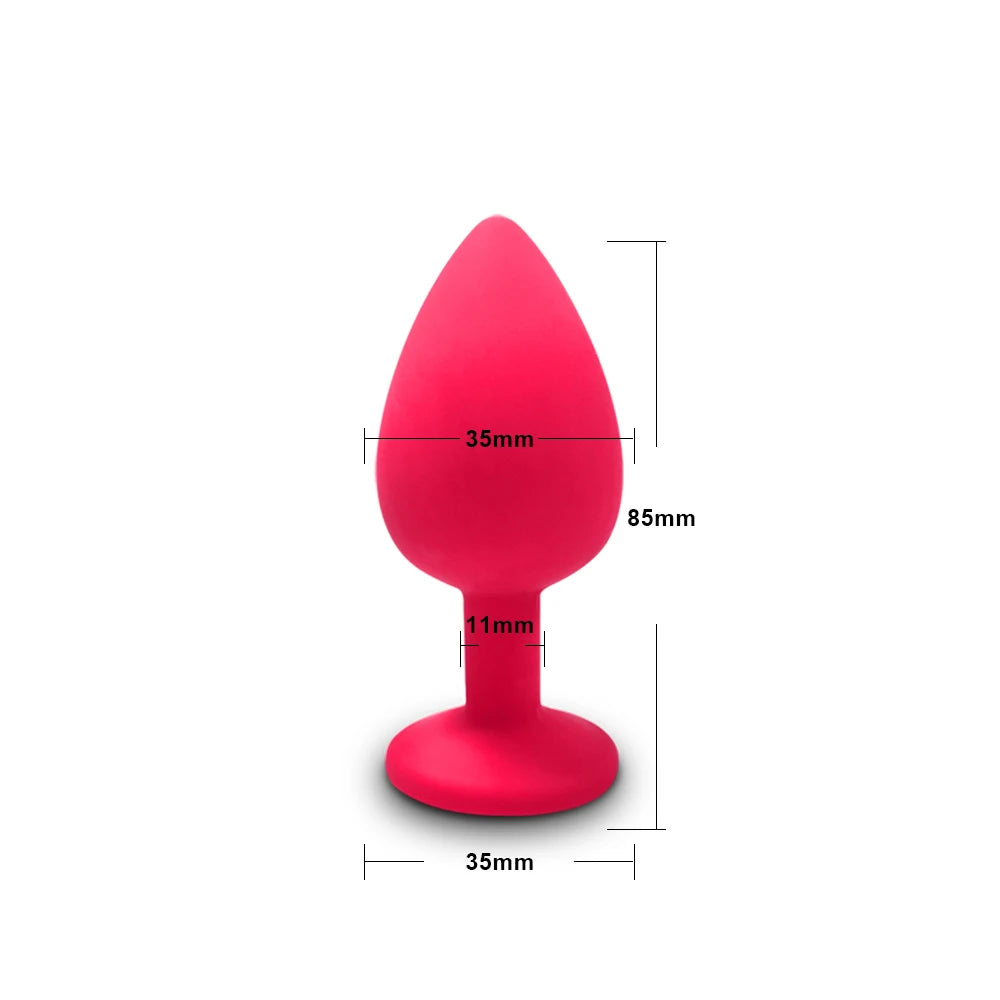 PulsePlug Silicone Anal Vibrator Set – Unisex Bullet-Style Butt Plugs