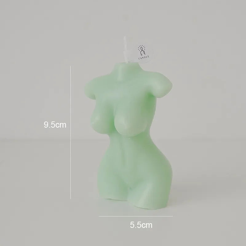 Busty Female Body Scented Candle – Artistic Decorative Candle for Home, Photography & Gifts