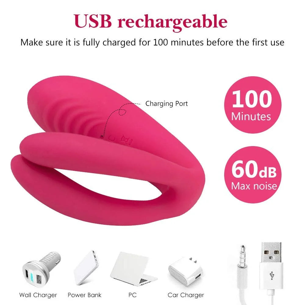 LoverVibe U-Shape Wearable Vibrator – Remote Control Pleasure for Two