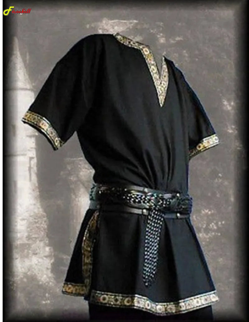 Medieval Renaissance Nobleman Tunic – Aristocrat, Knight & Warrior Cosplay Costume for Men