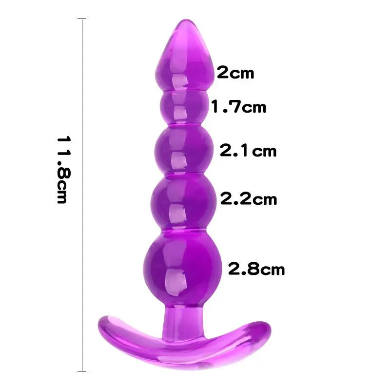 PlaySet 6-Piece Silicone Anal Training Kit – Waterproof Butt Plug Collection for All Levels