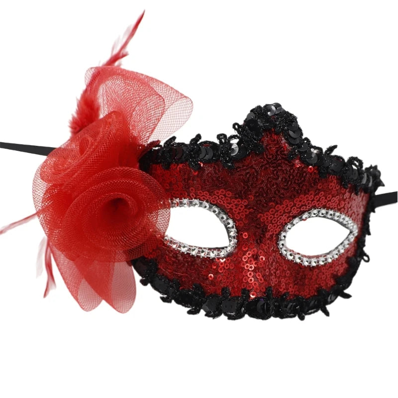 Half Face Mask Mask Halloween Mask Mardi Gras Mask Masquerade Mask Choice
Lace colours Unisex