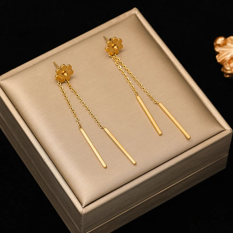 Golden Heart Waterproof Jewellery Set
