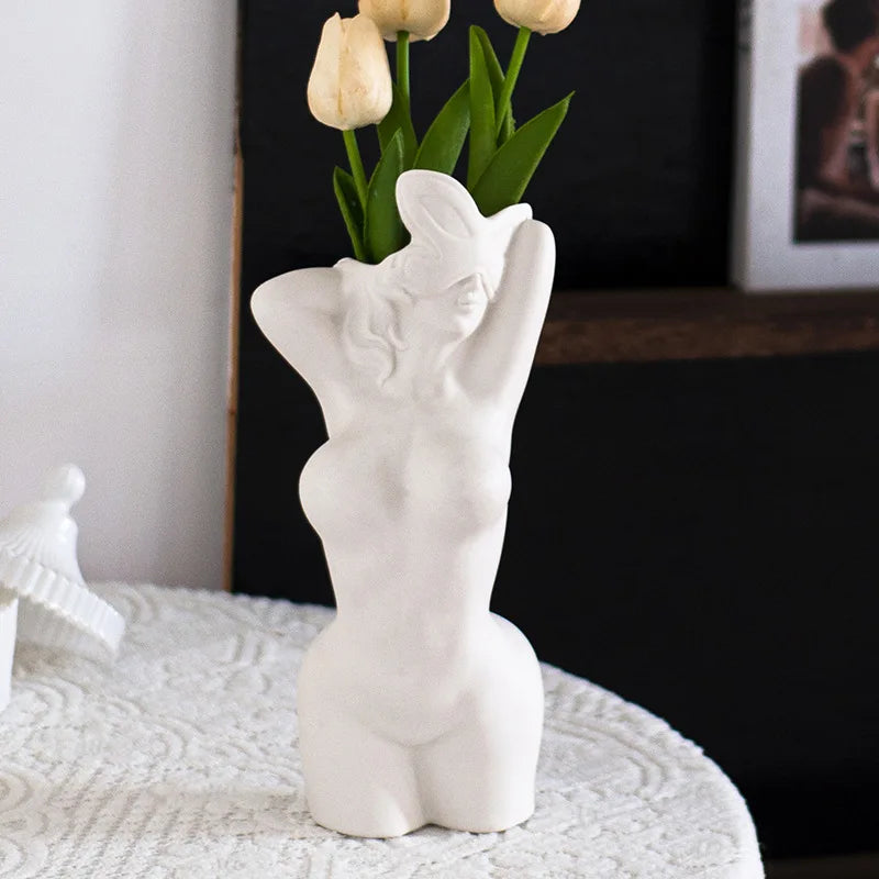 Sensual Lady Body Vase – Art Meets Allure, Decorative Vase, Creative Flower Vase, Modern Bohemian Home Decoration