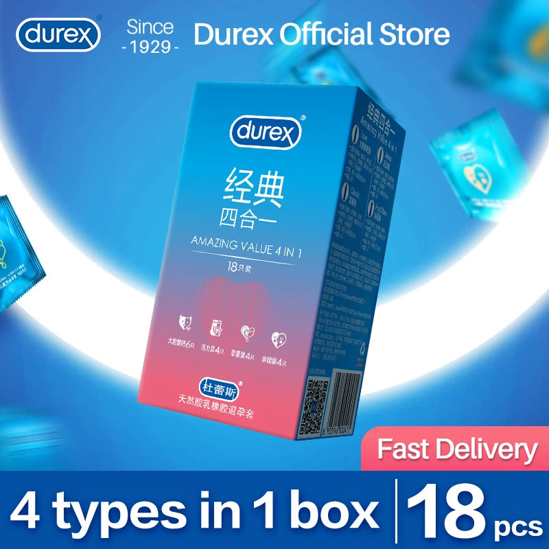 Men’s Durex Condoms & Sleeves – Smooth Latex Protection