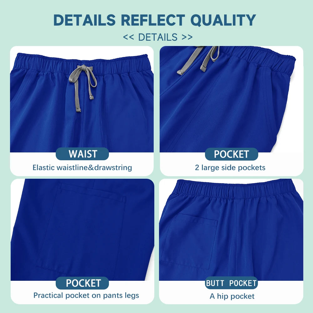 COLOURS Unisex Medical Scrub Set – Nurse & Doctor Uniform for Men and Women | Clinical Workwear Top & Pants for Hospital, Lab, Dental & Beauty Use