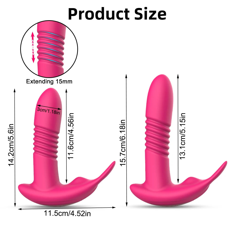 LushVibe – App-Controlled Wearable Vibrator for Clitoral & Vaginal Pleasure