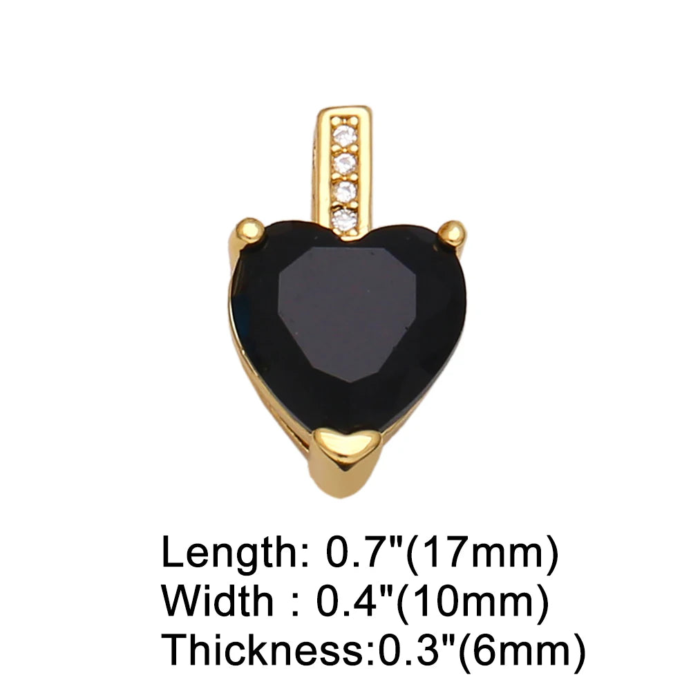 Trendy Crystal Heart Pendant