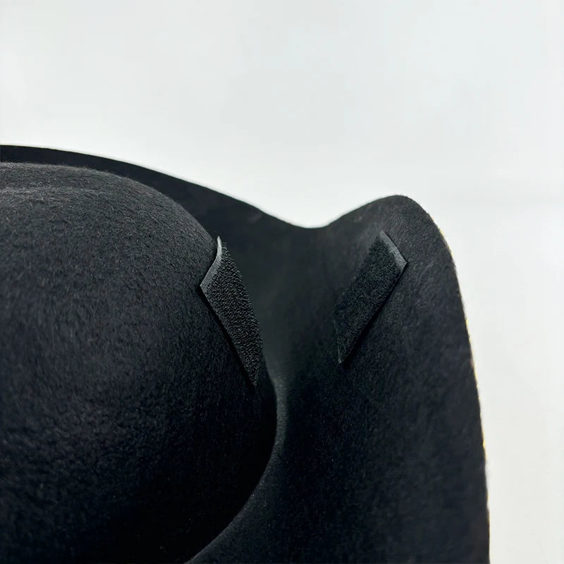 Glowing LED Pirate Hat – Black Skull Cap for Adults – Light-Up Halloween & Pirate Theme Party Costume Accessory