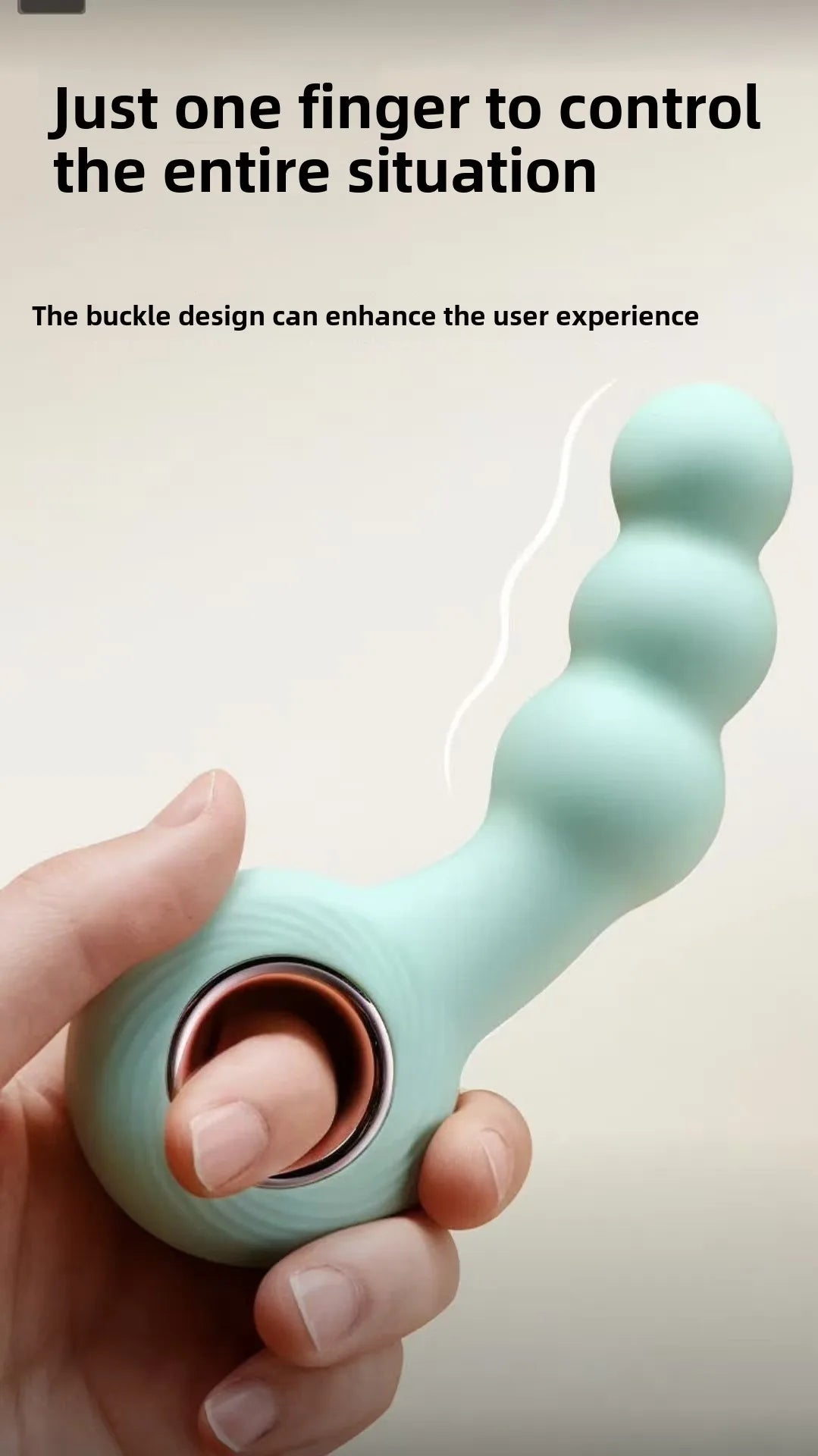 FlexRod – Unisex G-Spot & Prostate Pleasure Wand with Pull Ring & Anal Beads