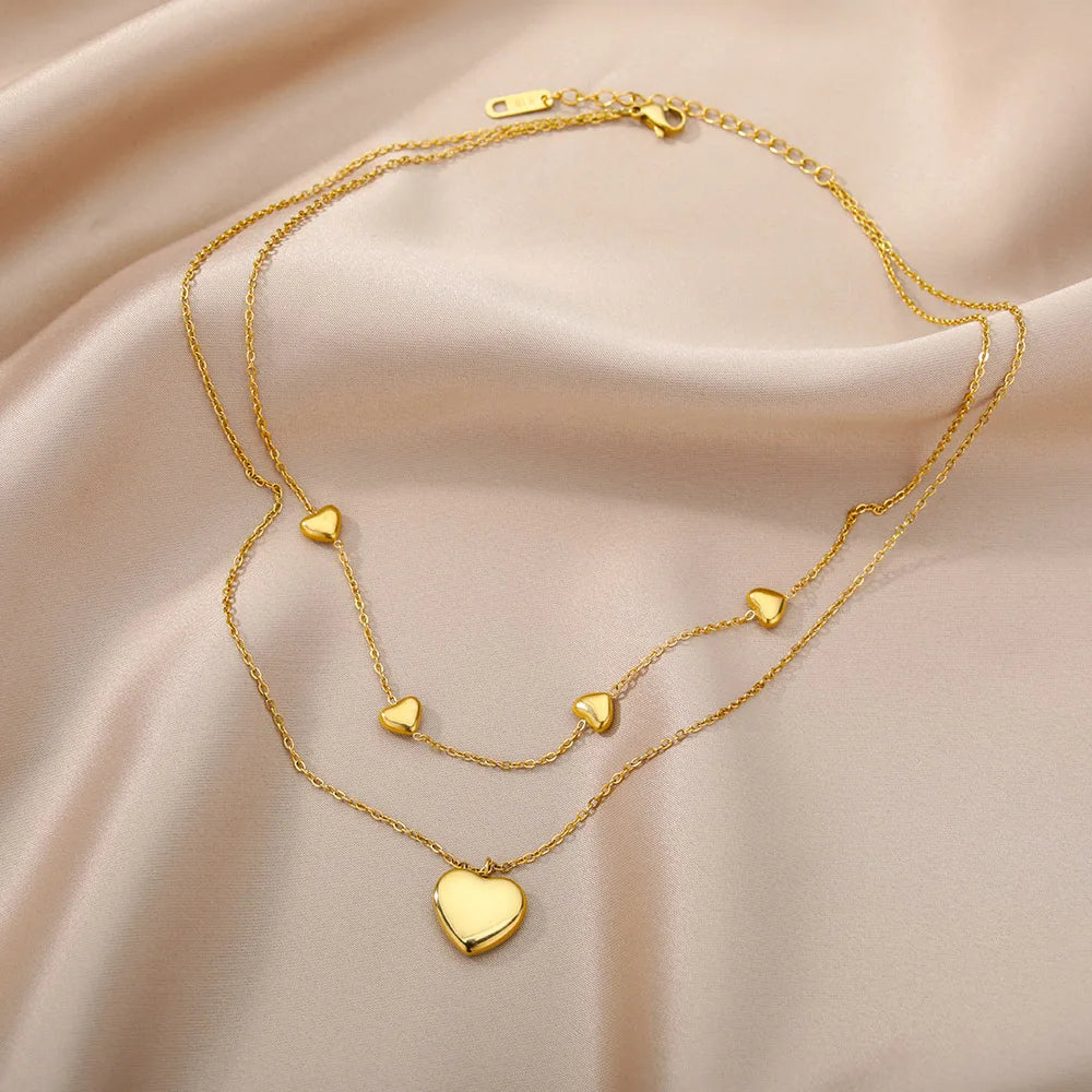 Celestial Charm Multilayer Necklace Set