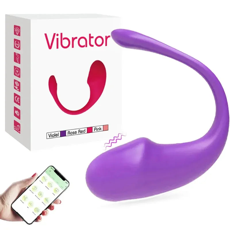 Wireless Bluetooth Vibrator for Women – G-Spot & Clitoral Stimulator with App Control – Discreet Couples Massager for Remote Pleasure