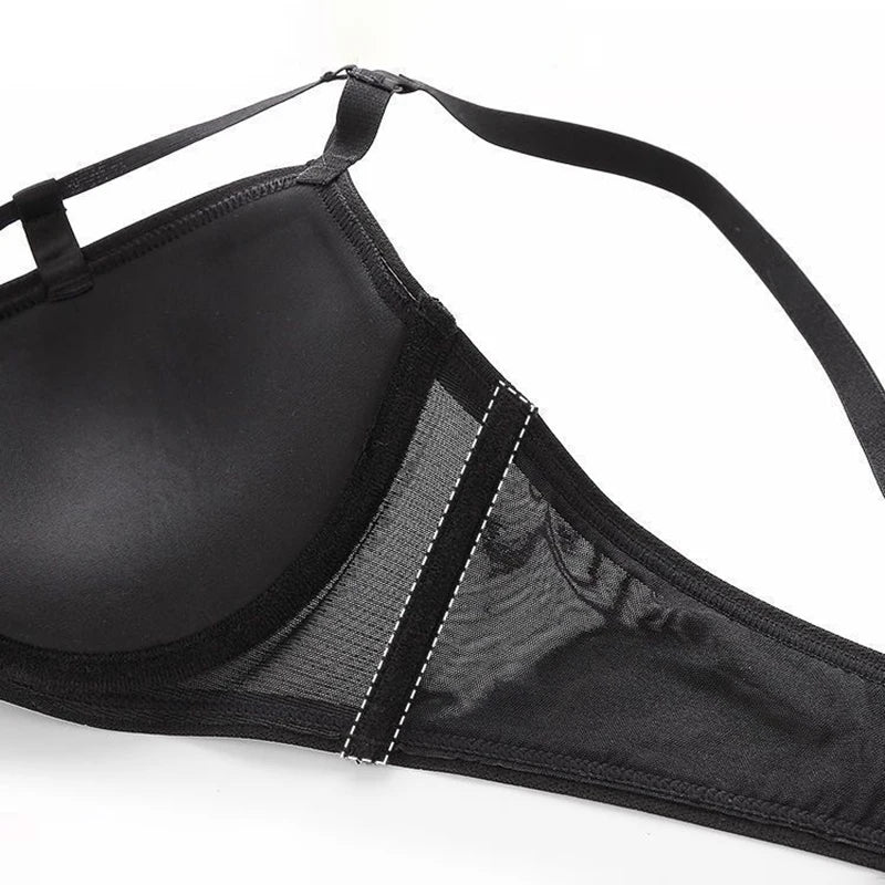 Hot Sale Sexy Lace Lingerie Set – Hollow Push-Up Bra & Bandage Panties for Women, Fluorescent Fashion Underwear (Plus Size C–D Cups)