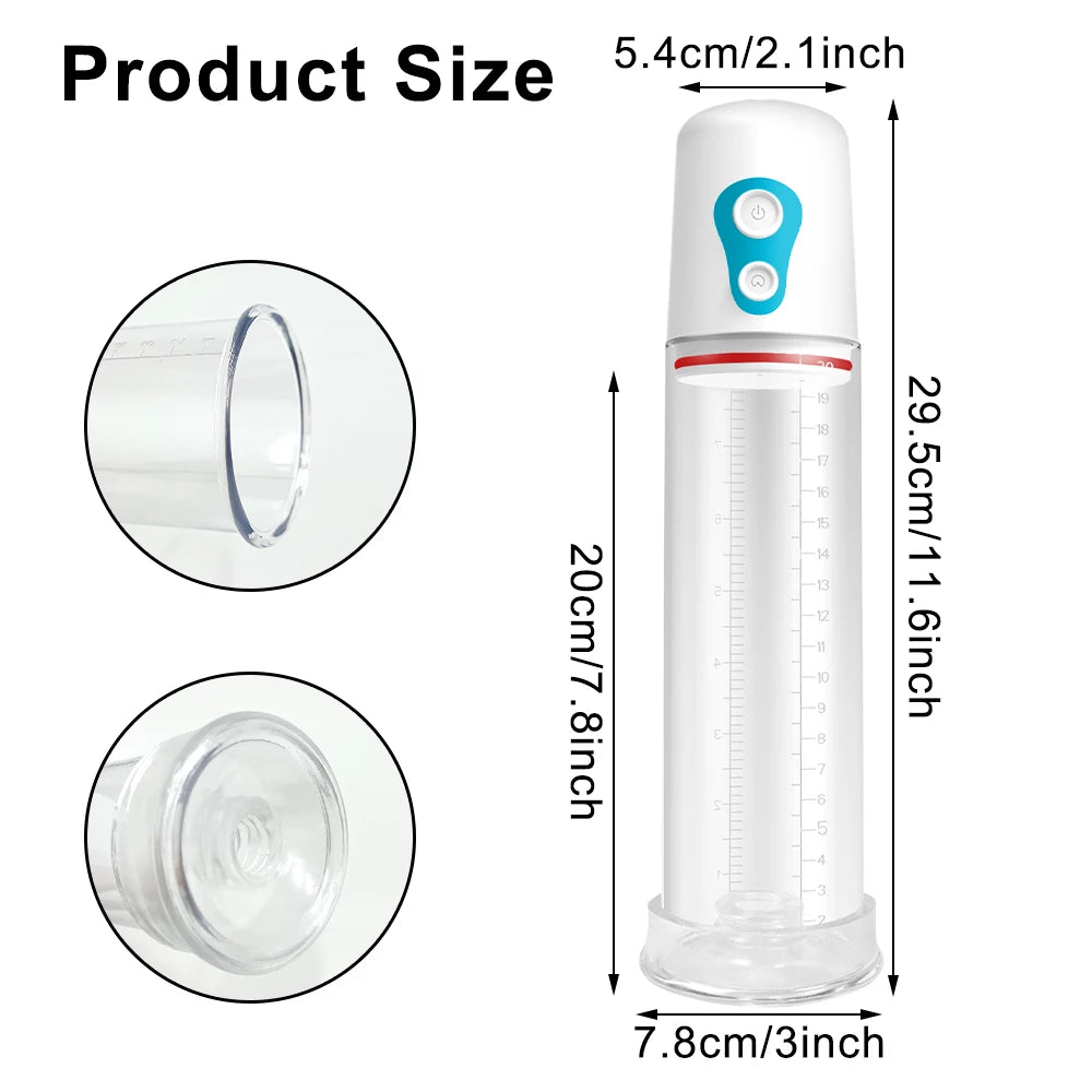 PowerMax Electric Penis Pump – Enlargement, Performance Boost & Pleasure in One  Grow. Strengthen. Satisfy.