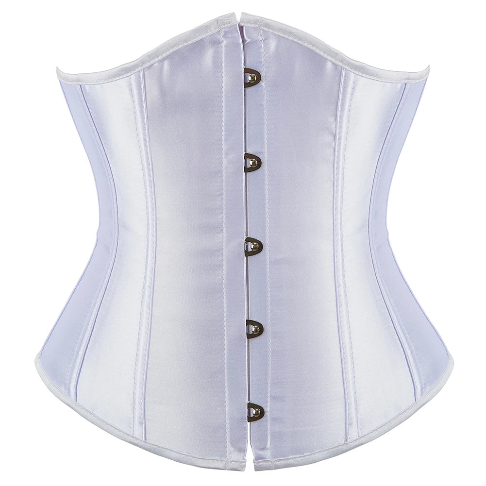 Sultry Underbust Corset Waist Trainer – Cupless Body Shaper Cincher for a Seductively Slim Silhouette