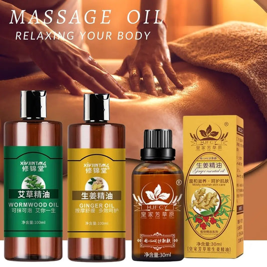 Relaxing Body Massage Oil – Plant Essential Oil Blend for Smooth, Moisturized & Firm Skin