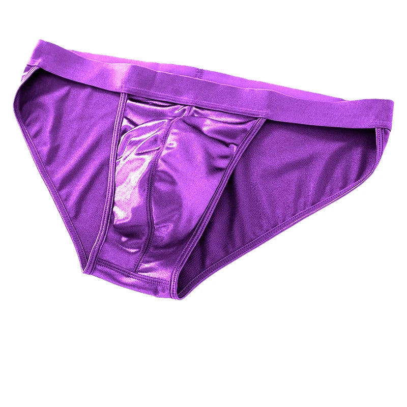Men’s Satin Briefs – Silky, Sexy, Breathable Underwear in Solid Colours, S–3XL