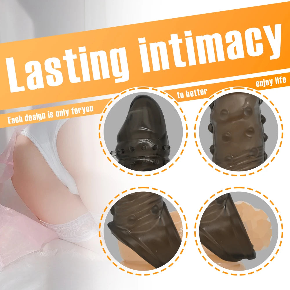 Ultimate Sensation – Penis Sleeve with Sperm Lock Design